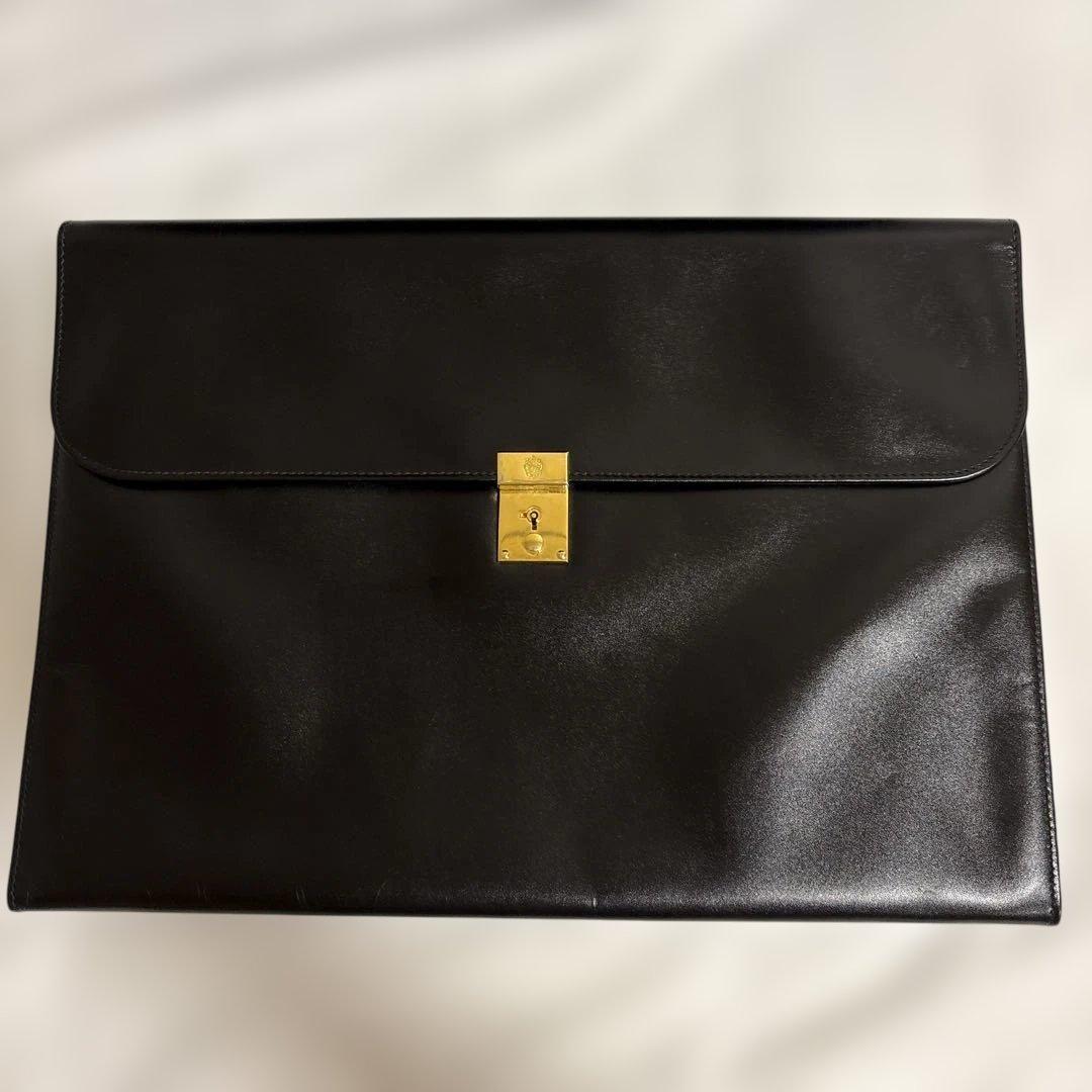 美品　クロコダイル　アタッシュケース