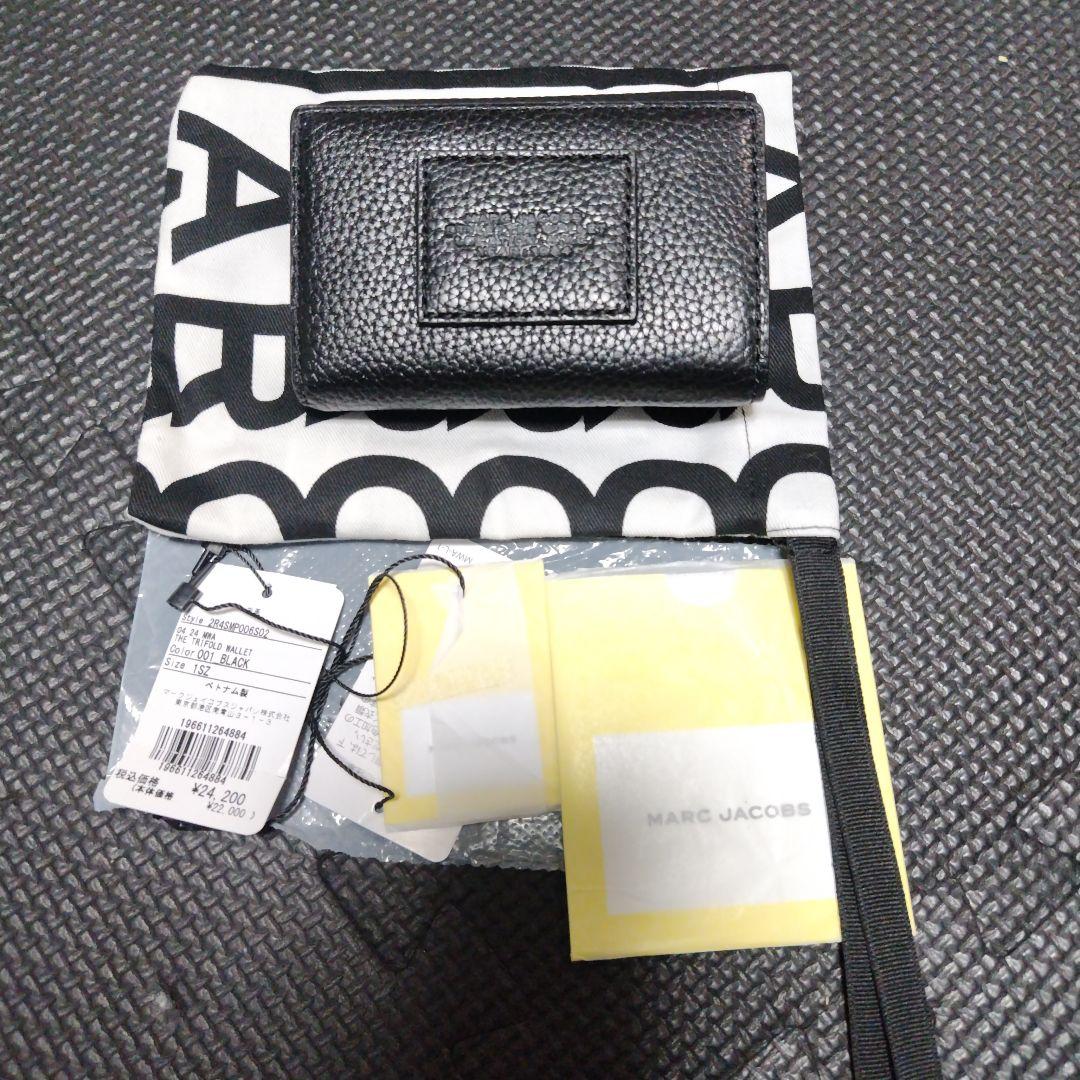 MARC JACOBS THE WALLET ブラック三つ折り財布
