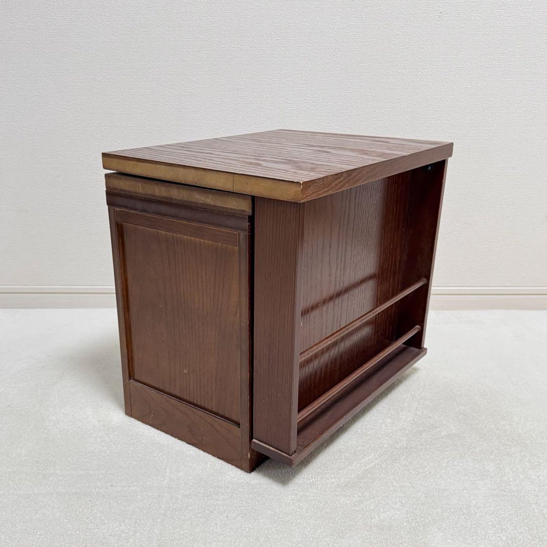 折りたたみ　文机　書斎机　座卓　レトロ　アンティーク　引き出し付