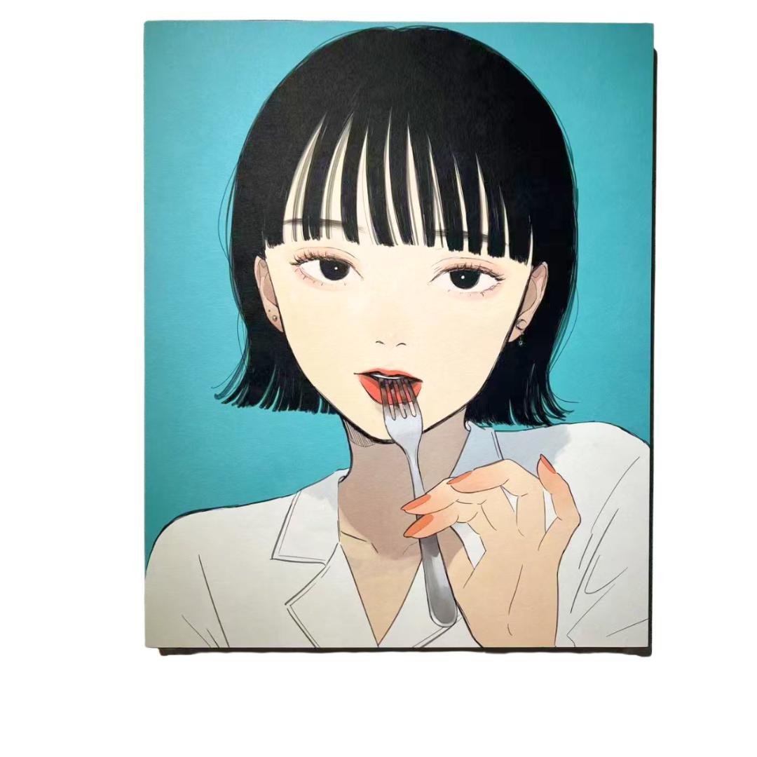 凪 イラスト「伝説の宝刀」ジークレー画 絵画 サイン入り