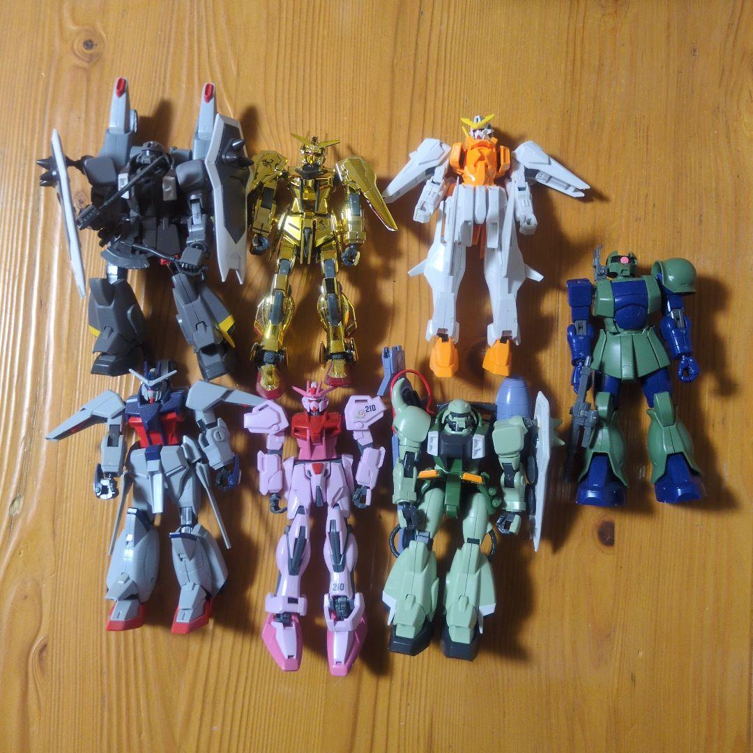 【ガンプラまとめ売り】HG(ハイグレード) ガンプラ完成品 7体セット