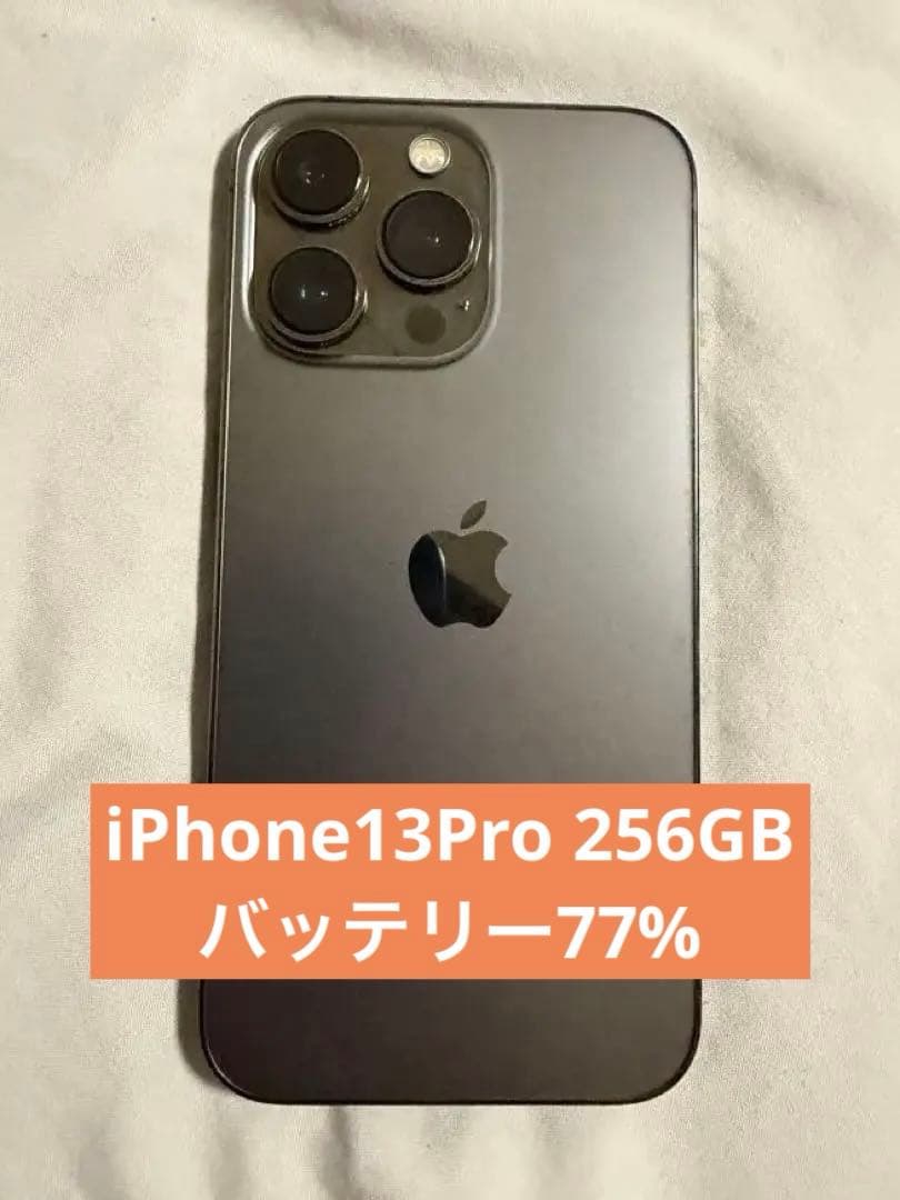 【美品】iPhone13Pro 256GB グラファイト（付属品あり）