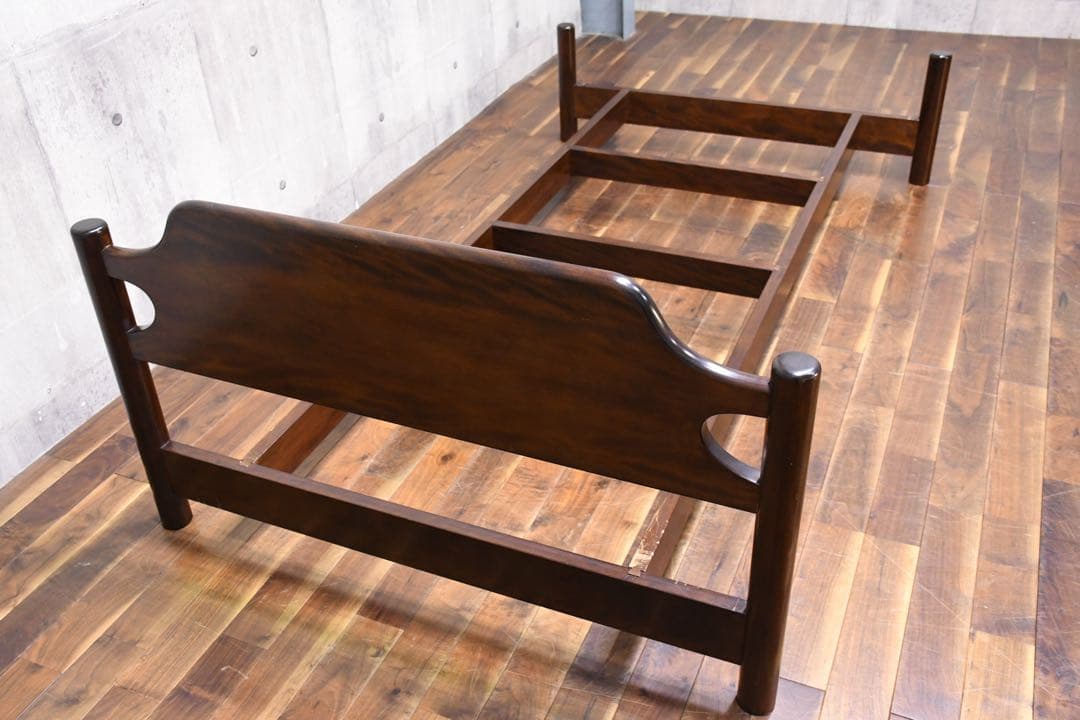 EFK68 松本民芸家具 希少 637型 S/シングルベッドフレーム 約50万