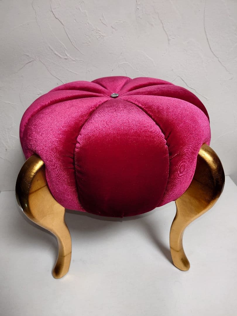 王様 貴族 椅子 かぼちゃ パンプキンスツール いす イス チェア CHAIR