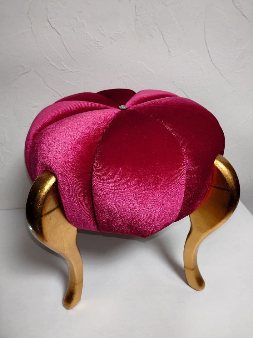 王様 貴族 椅子 かぼちゃ パンプキンスツール いす イス チェア CHAIR