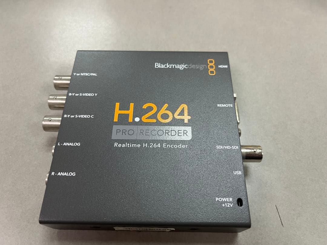 映像用ケーブル Blackmagic H.264 Pro Recodeer