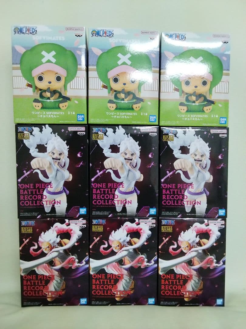 ワンピースフィギュア BATTLE RECORD他SOFVIMATES 9点