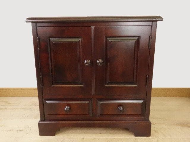 北海道民芸家具　ＴＶ台　テレビ台　サイドテーブル　再塗装済　ＵＳＥＤ