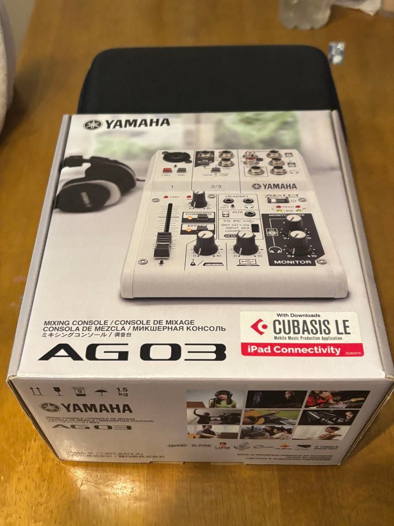 YAMAHA AG03 ミキシングコンソール+ケーブル類