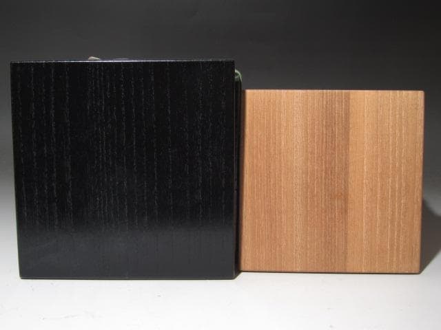 ★　裏千家　十四代　淡々斎　自作黒　玉泉　二重箱★x607