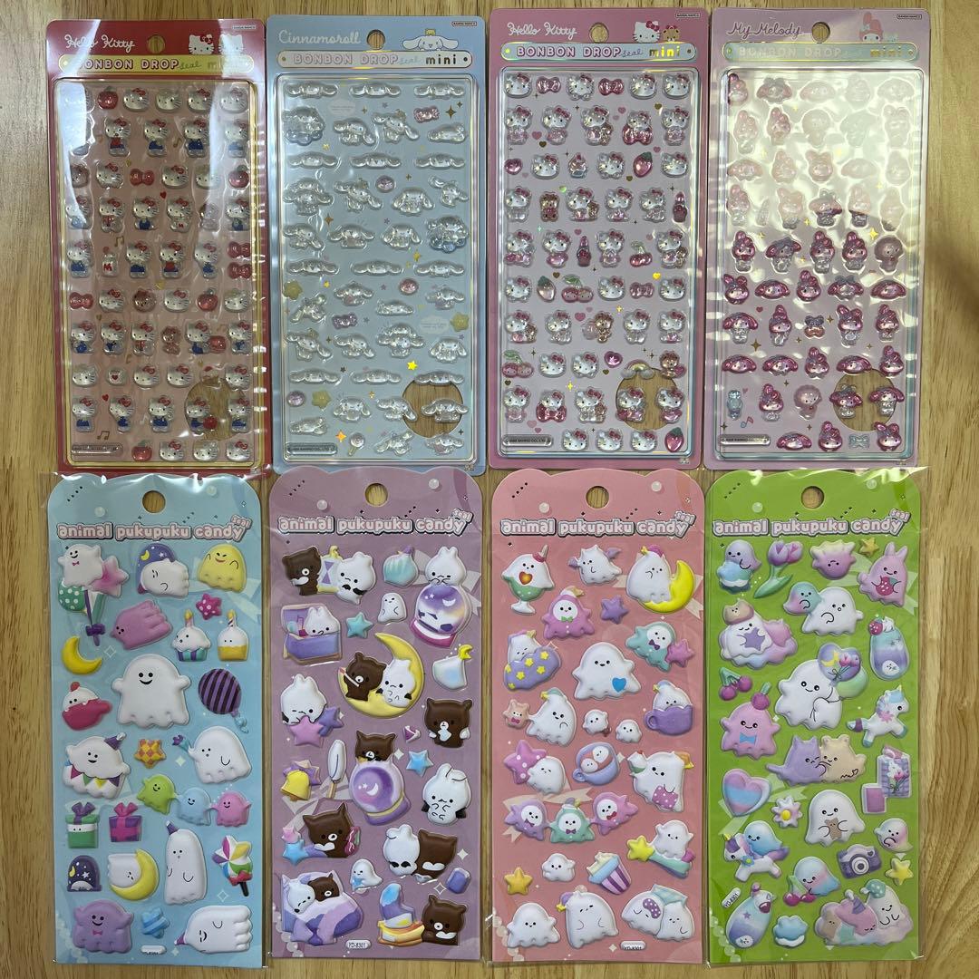 ボンボンドロップ サンリオ他 正規品シールまとめ売り
