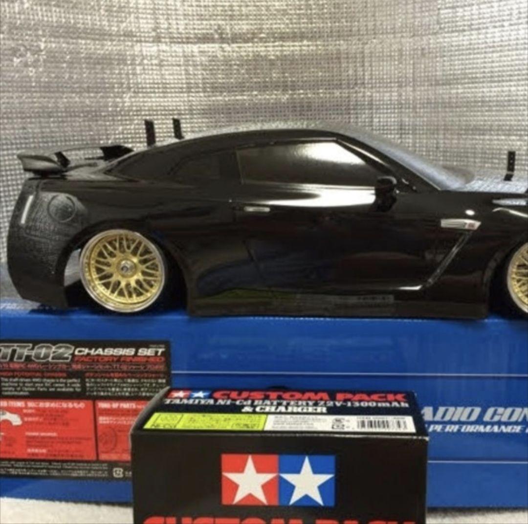 タミヤ1/10日産スカイラインR35 GT-R走行フルセット！