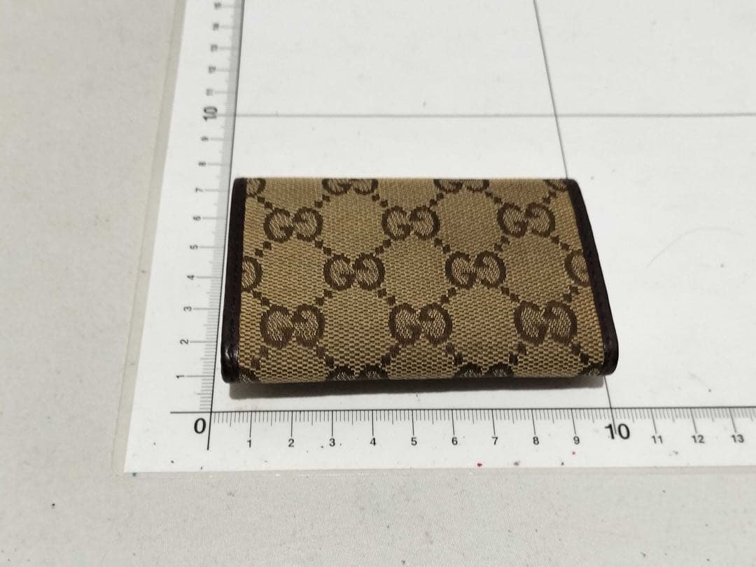 GUCCI GGキャンバス キーケース・キーホルダー　箱付き
