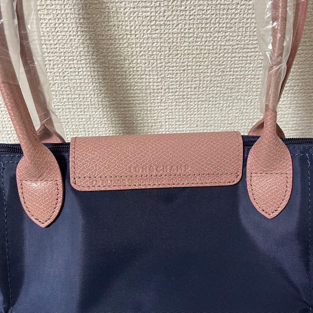 【新品】ロンシャン ル プリアージュ肩掛けMネイビー、ピンク