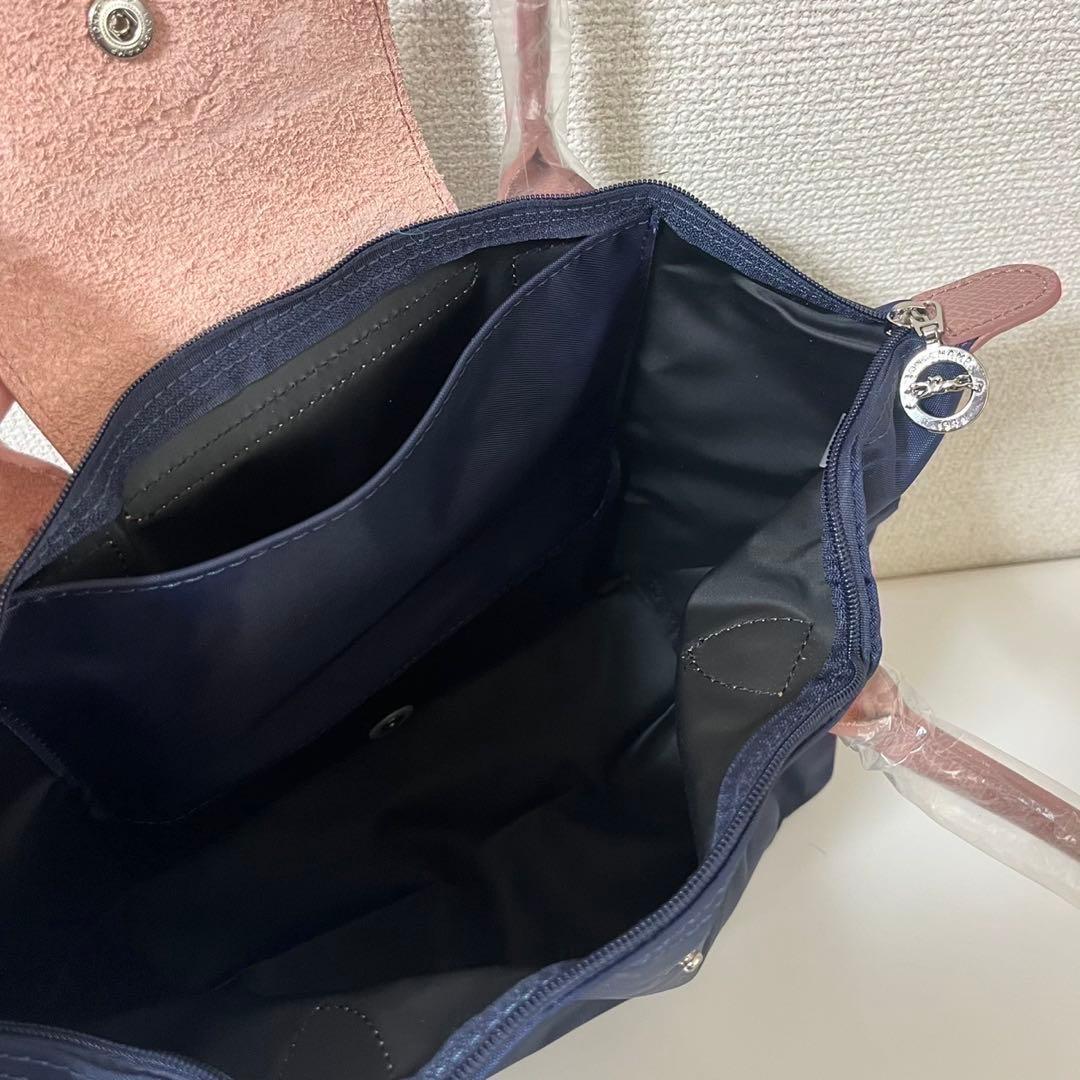 【新品】ロンシャン ル プリアージュ肩掛けMネイビー、ピンク