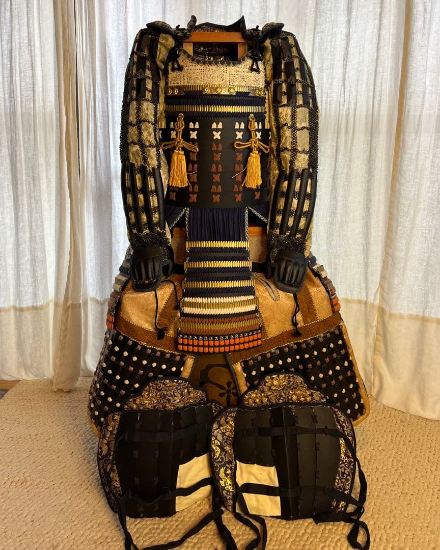 高級美品！【日本 甲冑】鎧 三具 セット（籠手、佩楯、脛当て）【丸武工房さま製】