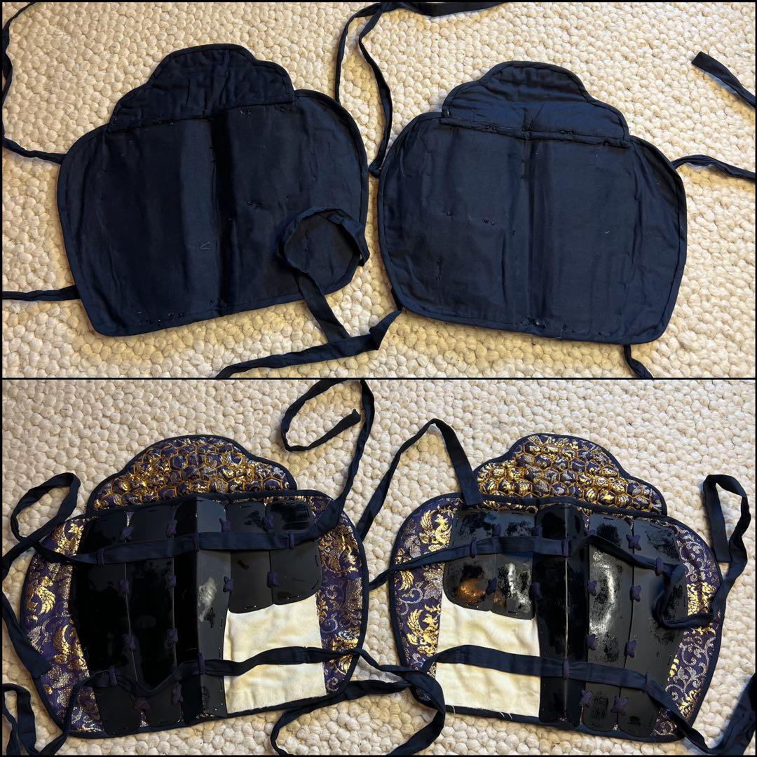 高級美品！【日本 甲冑】鎧 三具 セット（籠手、佩楯、脛当て）【丸武工房さま製】