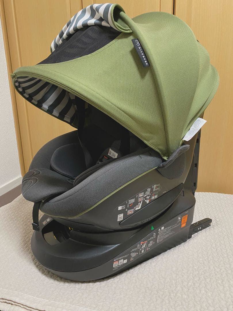 美品　エールべべ クルット5 qui チャイルドシート isofix対応