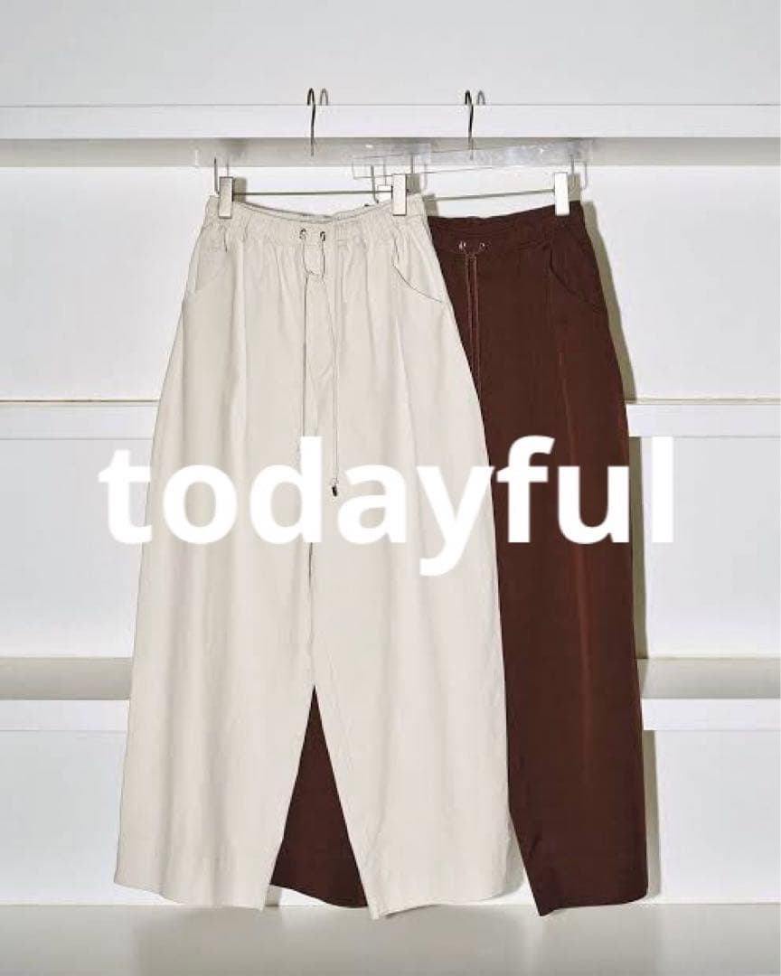 大幅値下げ中！todayful easy chino pants