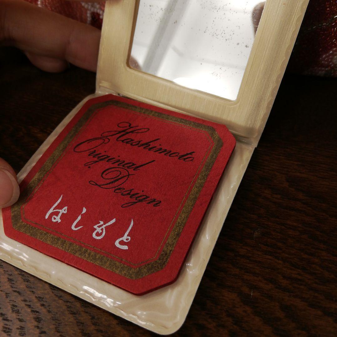 はしもと 花柄 豪華総ビーズ刺繍 ハンドバッグ