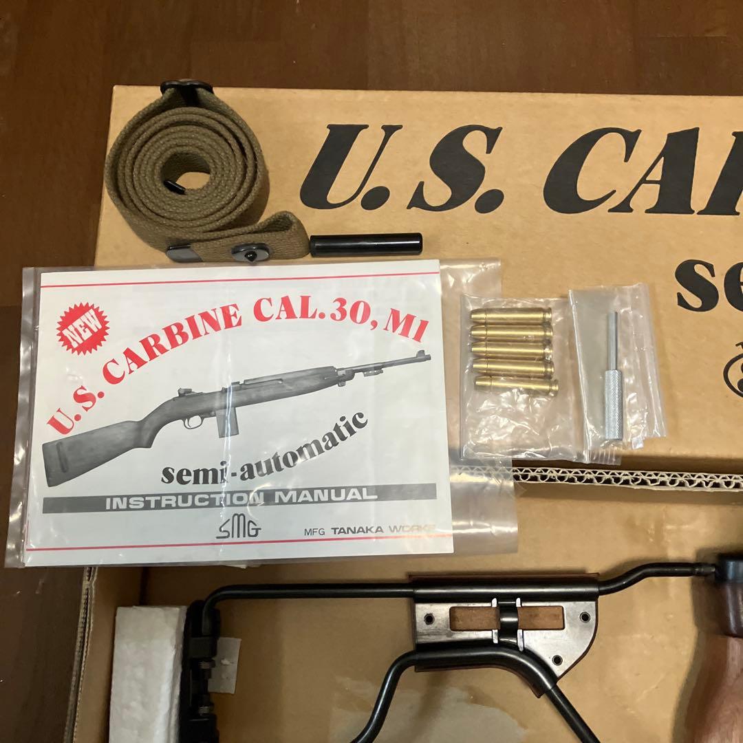 タナカ製U.S.M1カービン パラトルーパー モデルガン 未発火品