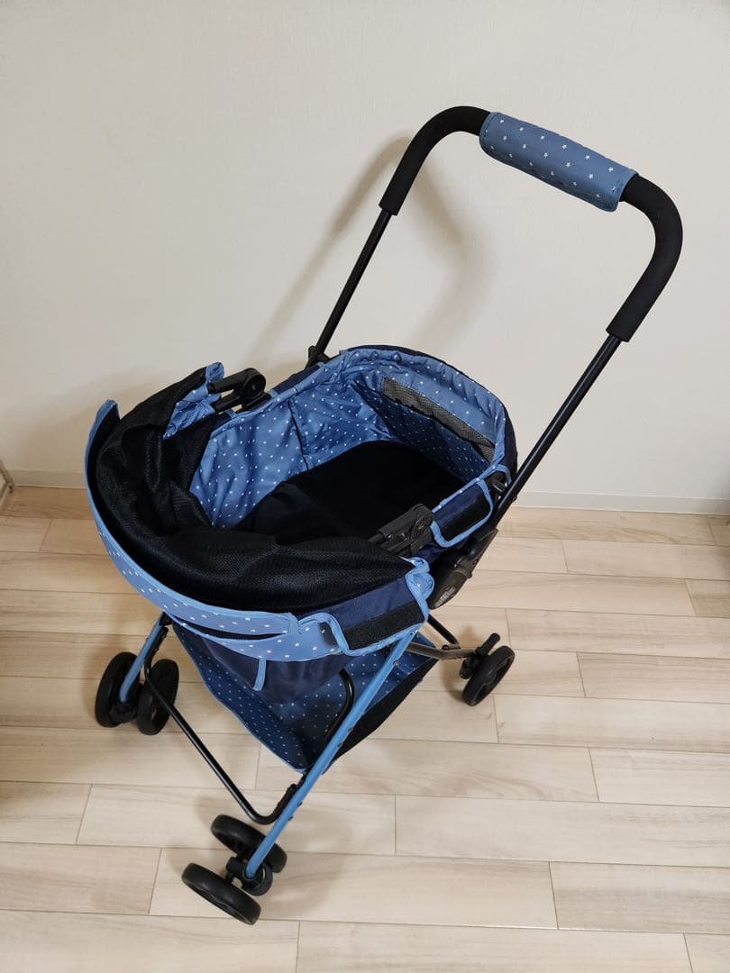 リッチェル ペットカート エルフィ ブルー美品