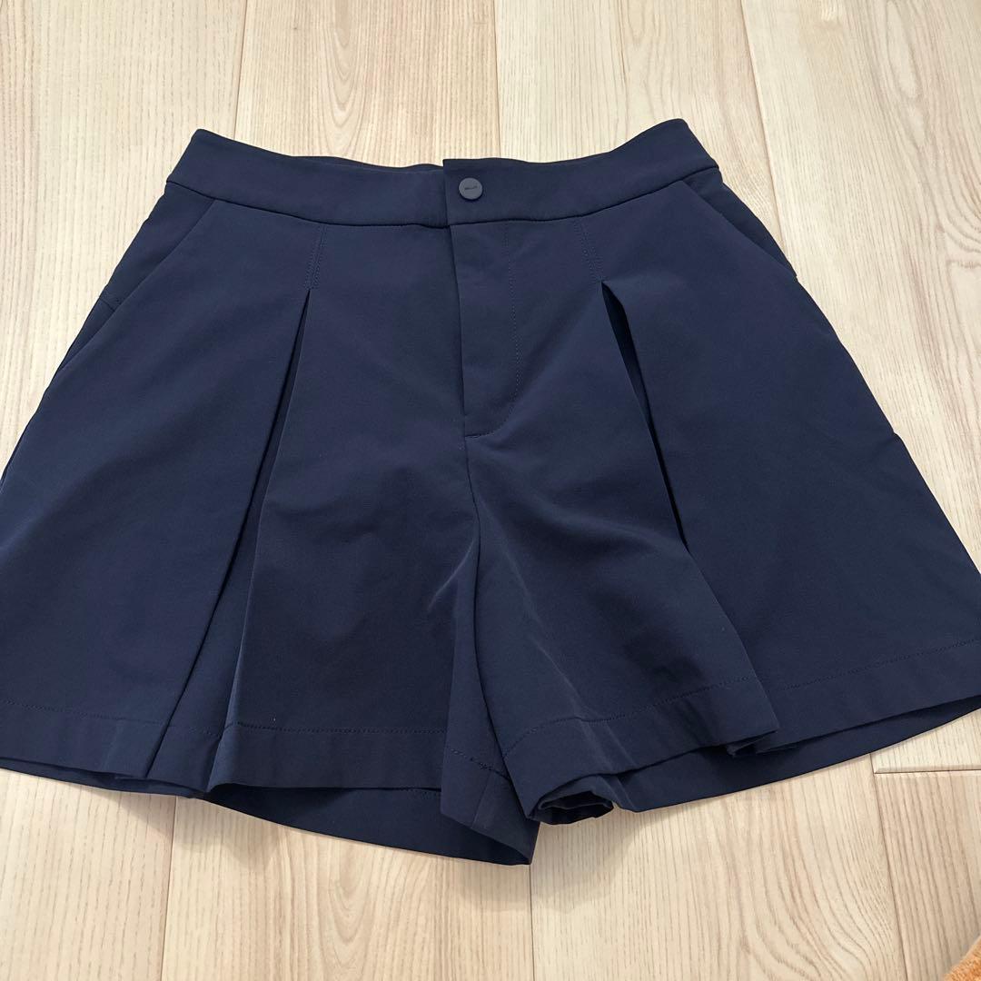 子うさぎ　RLX ネイビー プリーツ キュロット