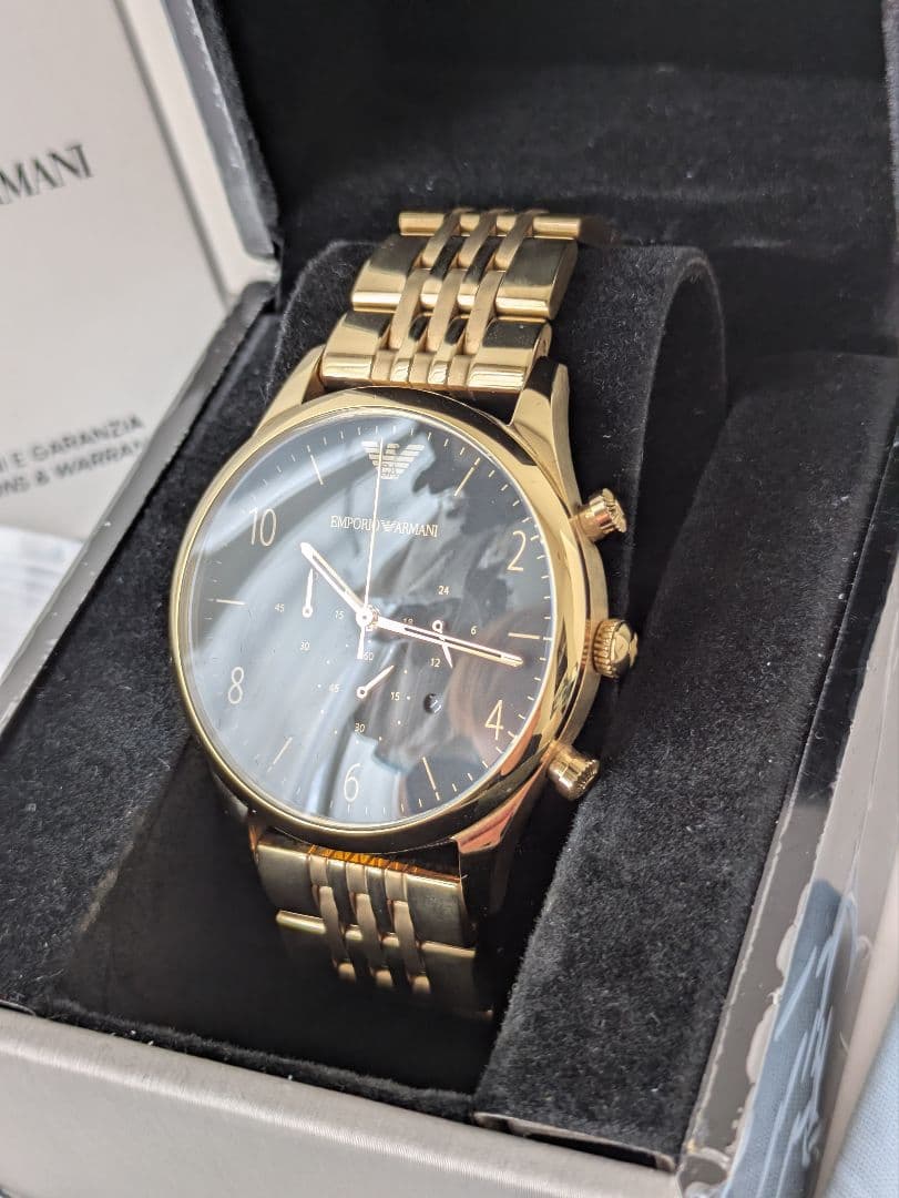 美品　EMPORIOARMANI　AR1893　稼働品　高級感