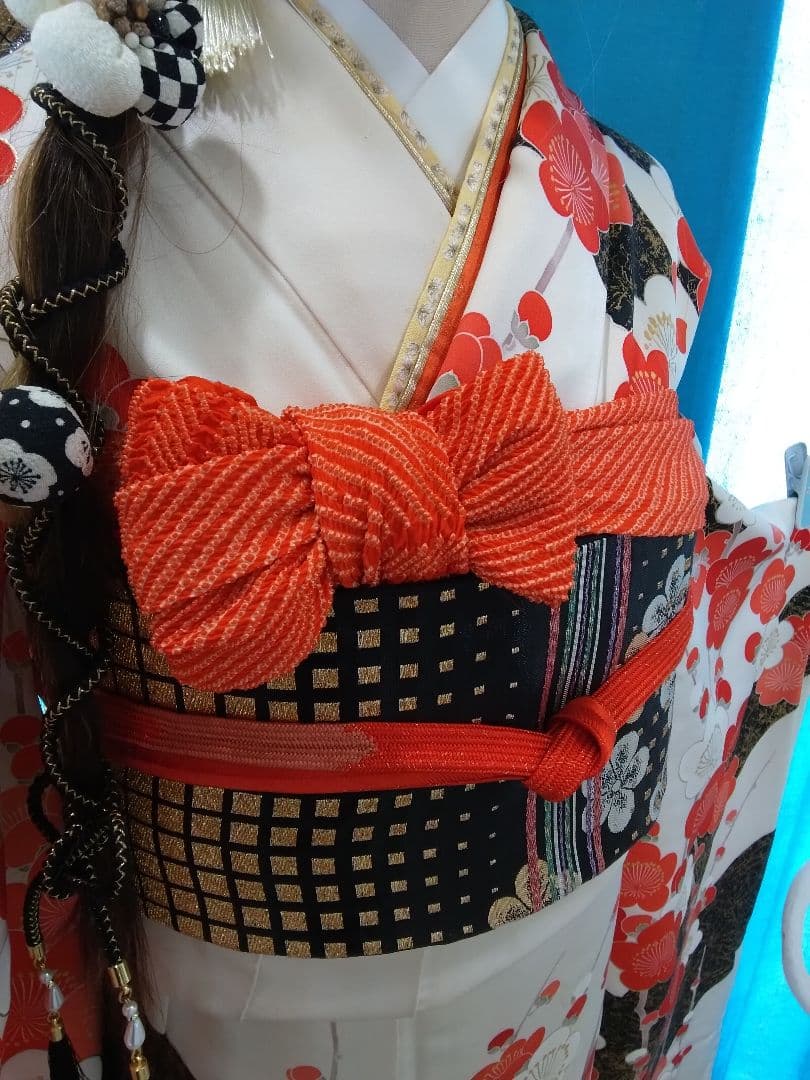 正絹振袖単品、成人式、