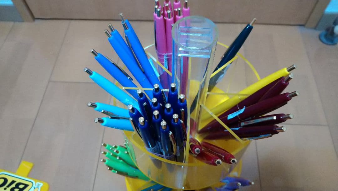 【非売品】bic ボールペン 回転什器　ペンスタンド