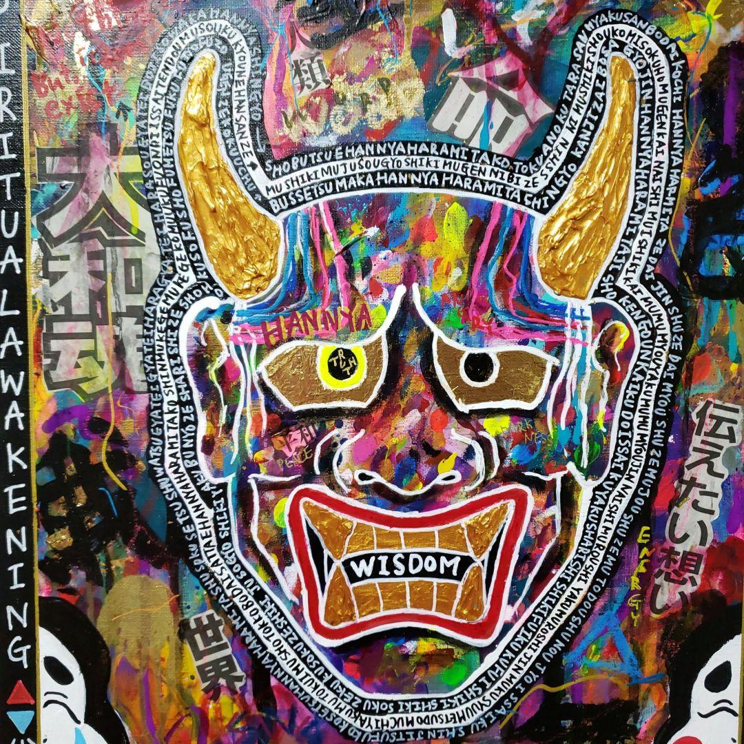 【一点物アート/F8号】智慧-Wisdom2-般若