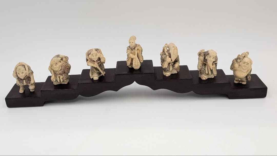 七福神 彫刻セット 8体