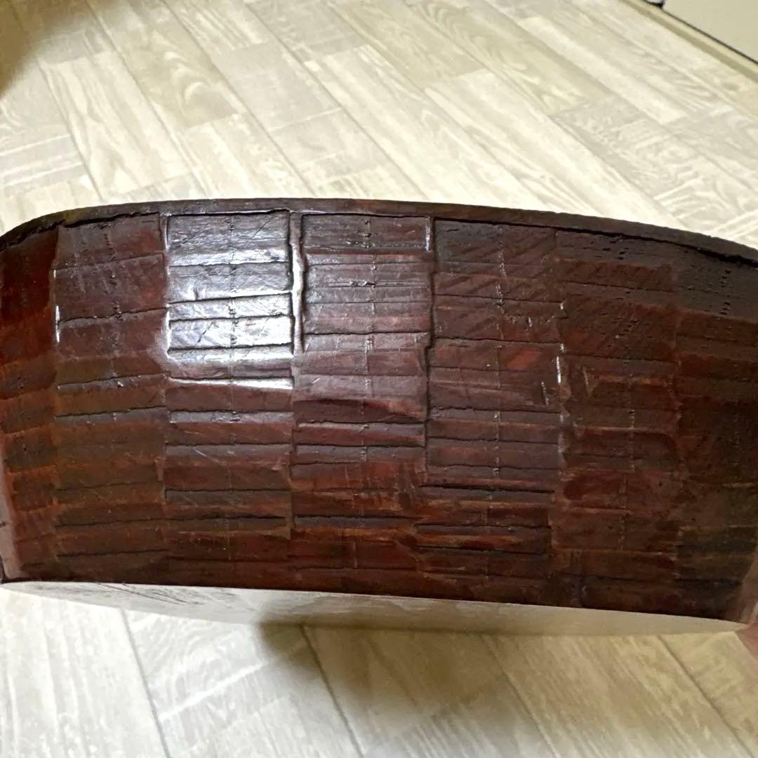 【貴重品】松　一木彫り　茶櫃