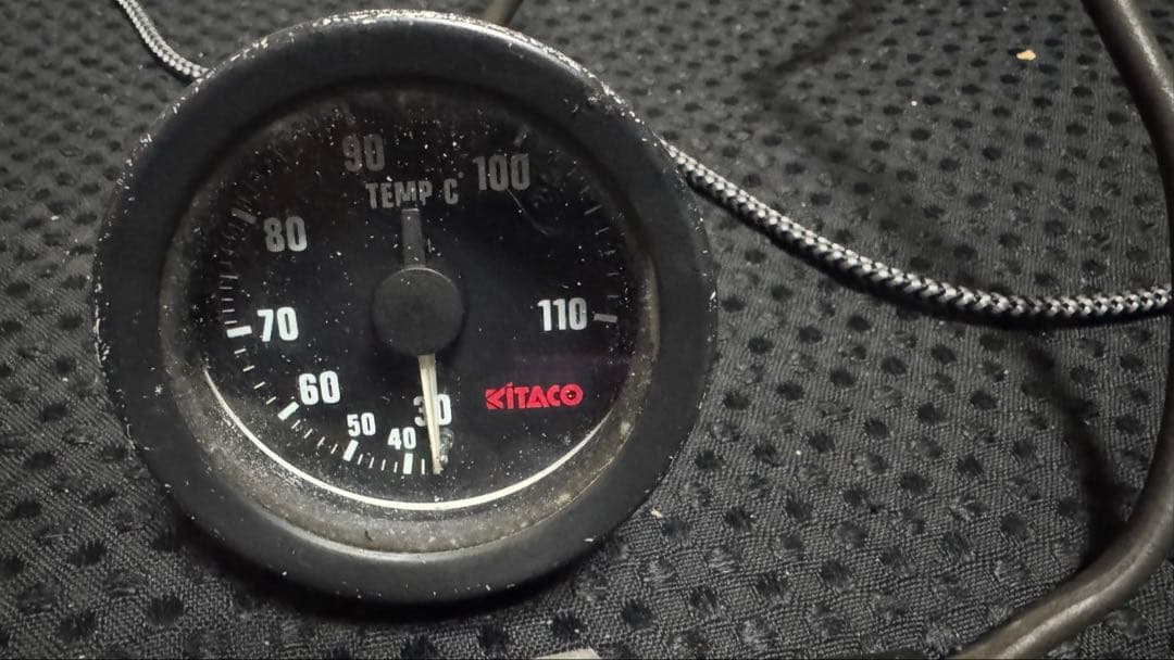 キタコ アナログ水温計 当時物