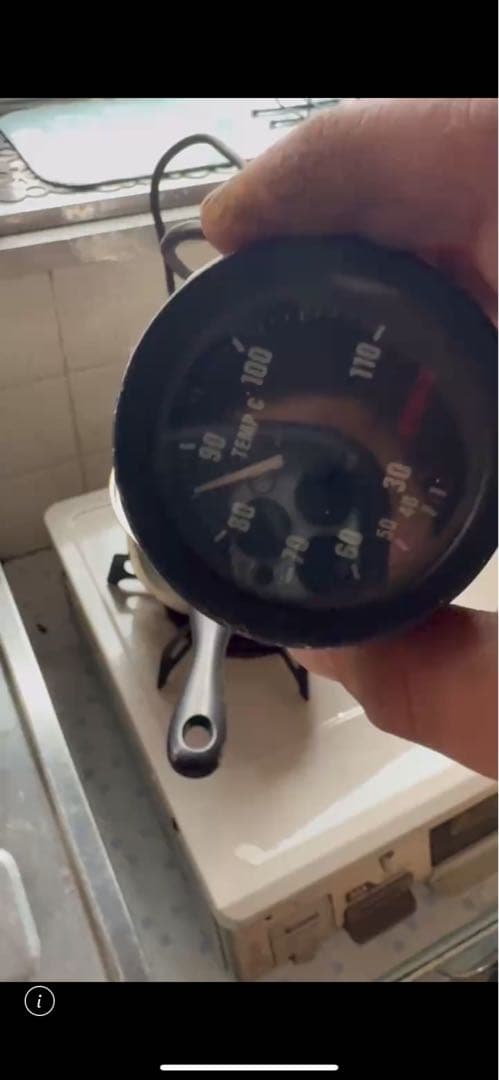 キタコ アナログ水温計 当時物