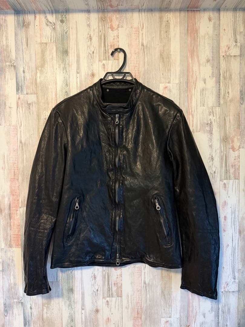 ほぼ新品⭐︎BACKLASH⭐︎レザーシングルライダース⭐︎ISAMUKATAYAMA