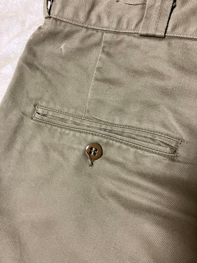 米軍実物　1967年度会計品　チノパン