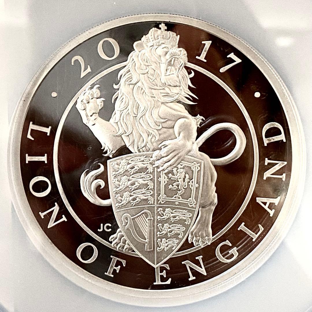 2017年 イギリス PF70 NGC 銀貨 モダン アンティーク 