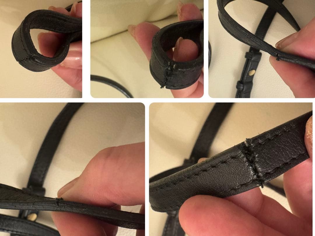 Gucci レザー ショルダーバッグ