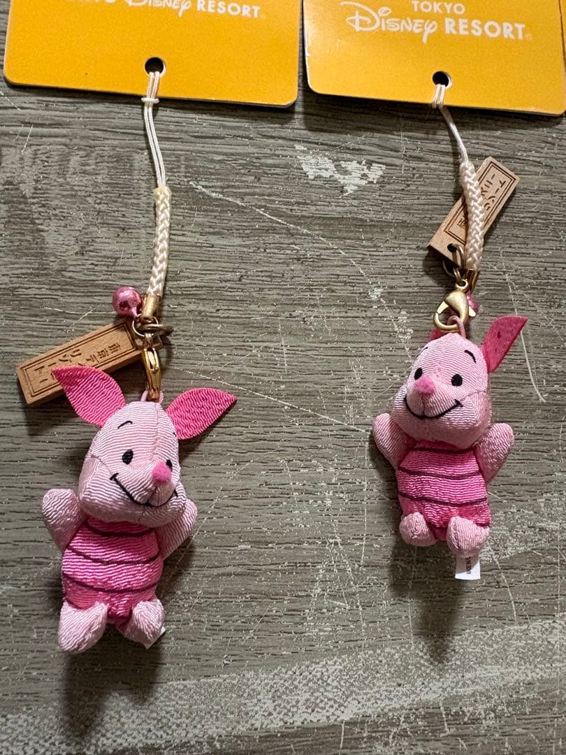 ディズニーキャラクター ストラップ ちりめん ねつけ セット