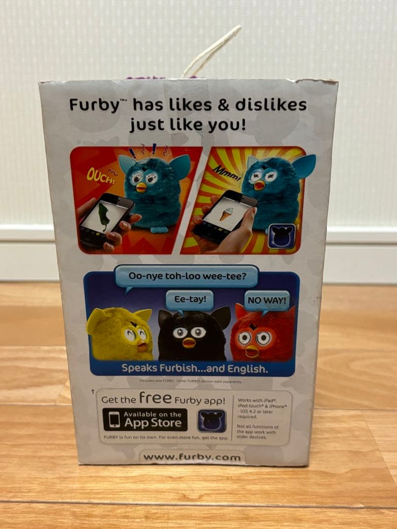 ハズブロ タカラトミー ファービー フレッシュグレープ 英語版 動作確認済み