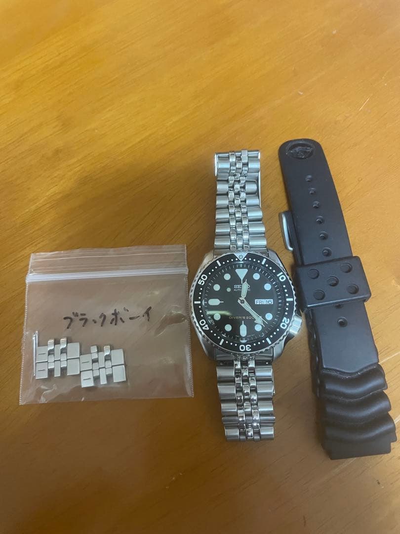 k*1様 希少⭐️【美品】セイコーブラックボーイ 7s26-0020 ダイバーズ