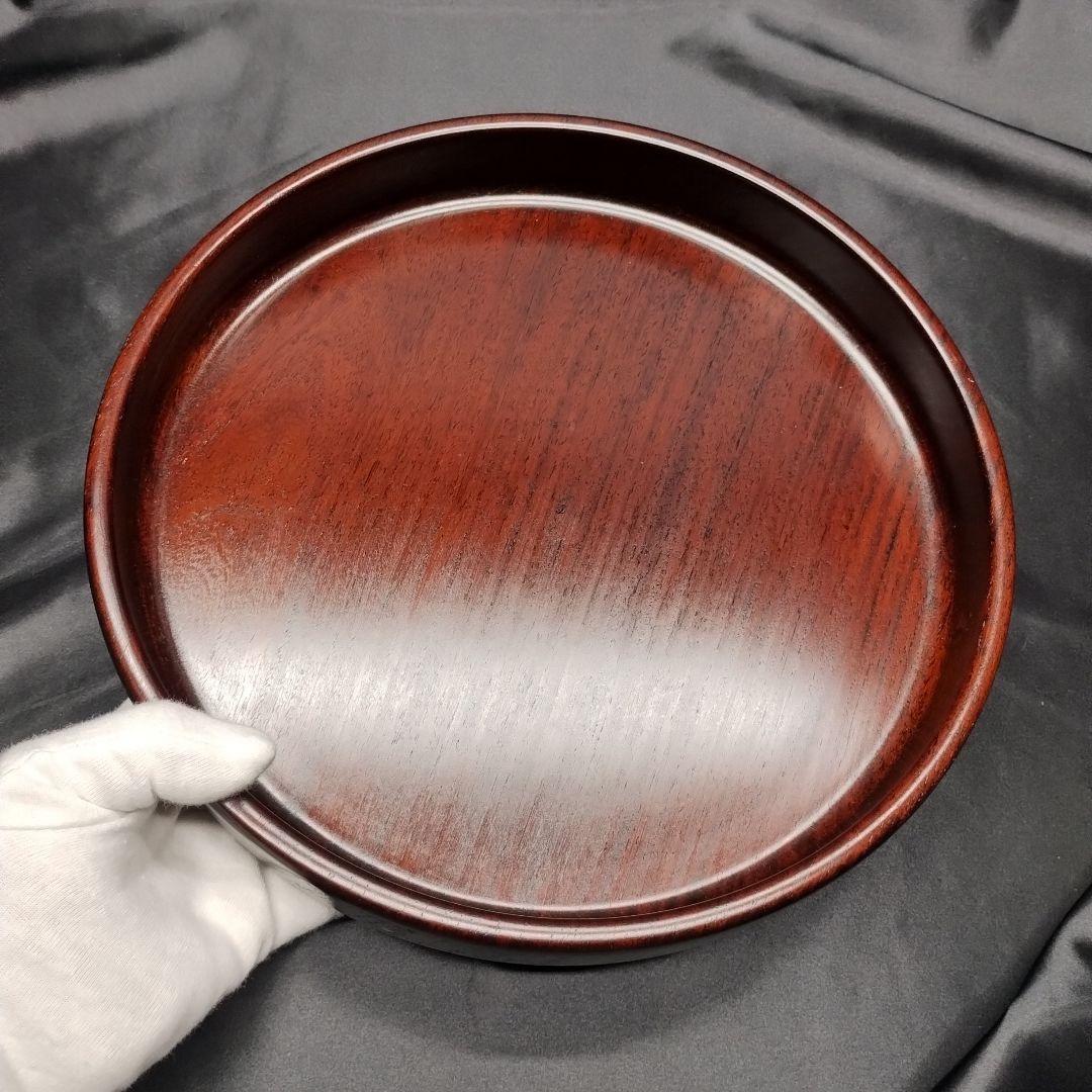 ⭐️未使用品⭐️唐木漆器 丸盆