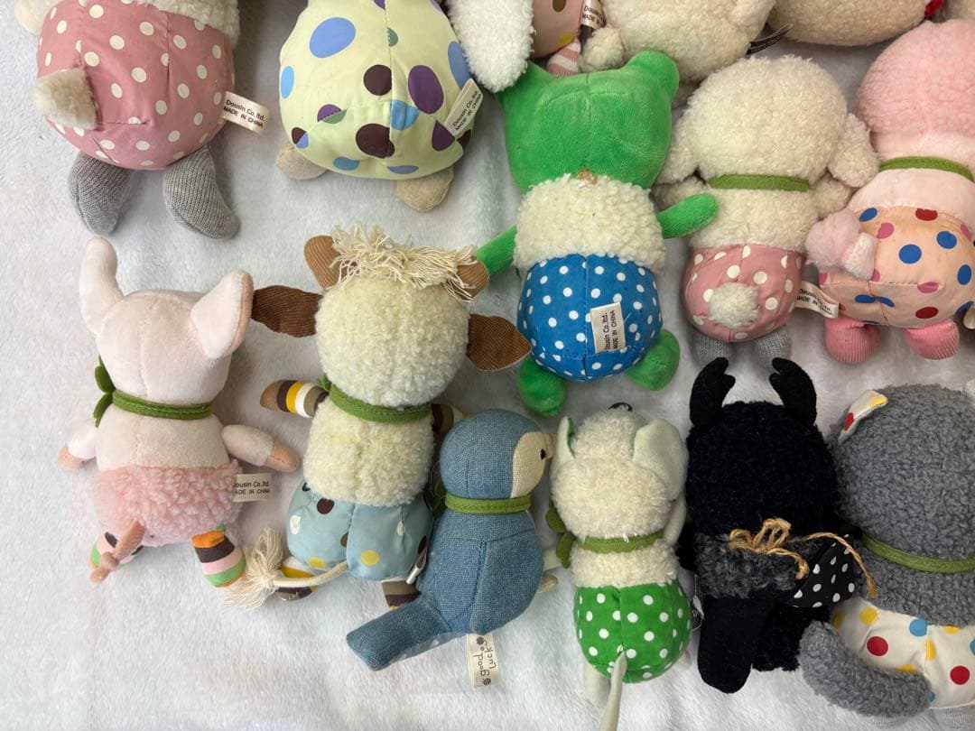 good luck 童心　ぬいぐるみ　大小合わせて４５体まとめ売り　used