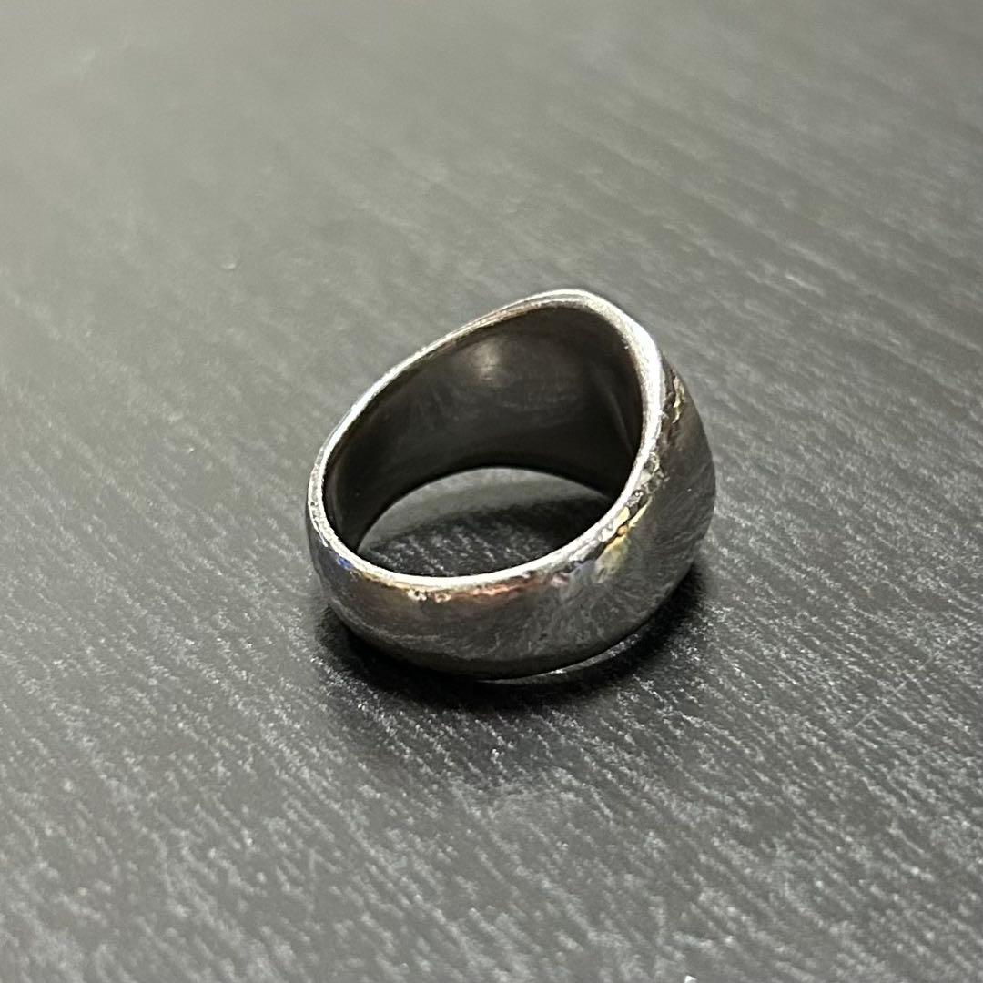 トムウッド　オーバルリング　ブラックスピネル　サイズ52