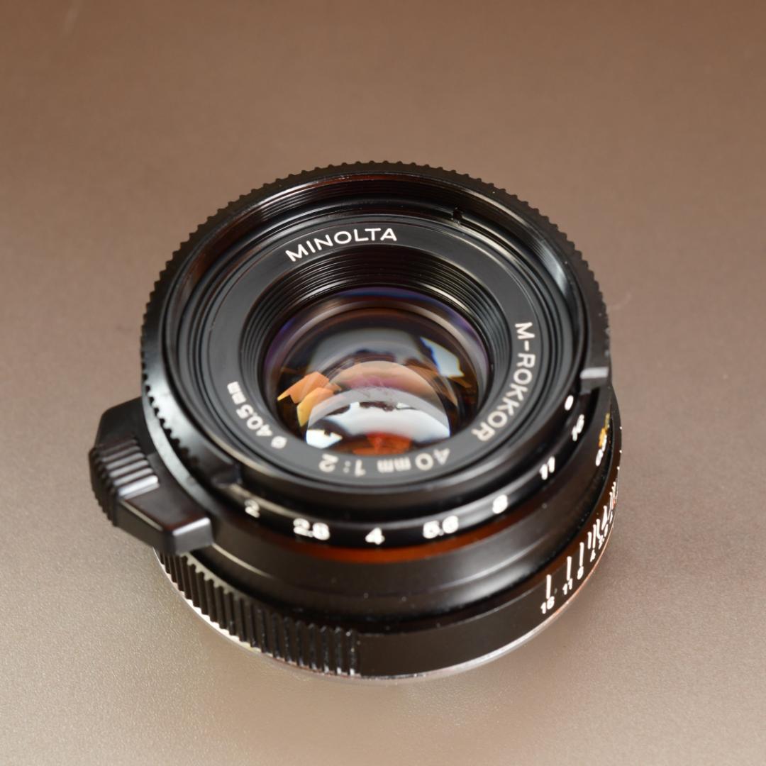 分解清掃済み MINOLTA M-ROKKOR 40mm F2 試写画像あり
