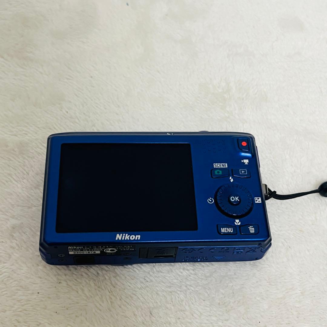 極美品　Nikon COOLPIX クールピクス S6300 ブルー デジカメ