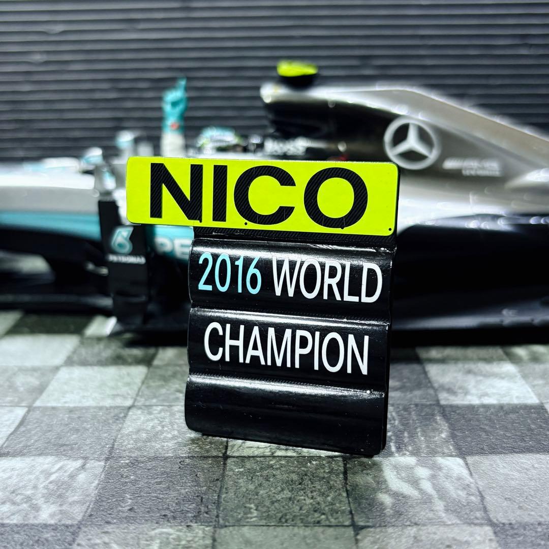 1/18 Spark メルセデス F1 W07 Hybrid 2016 アブダビ