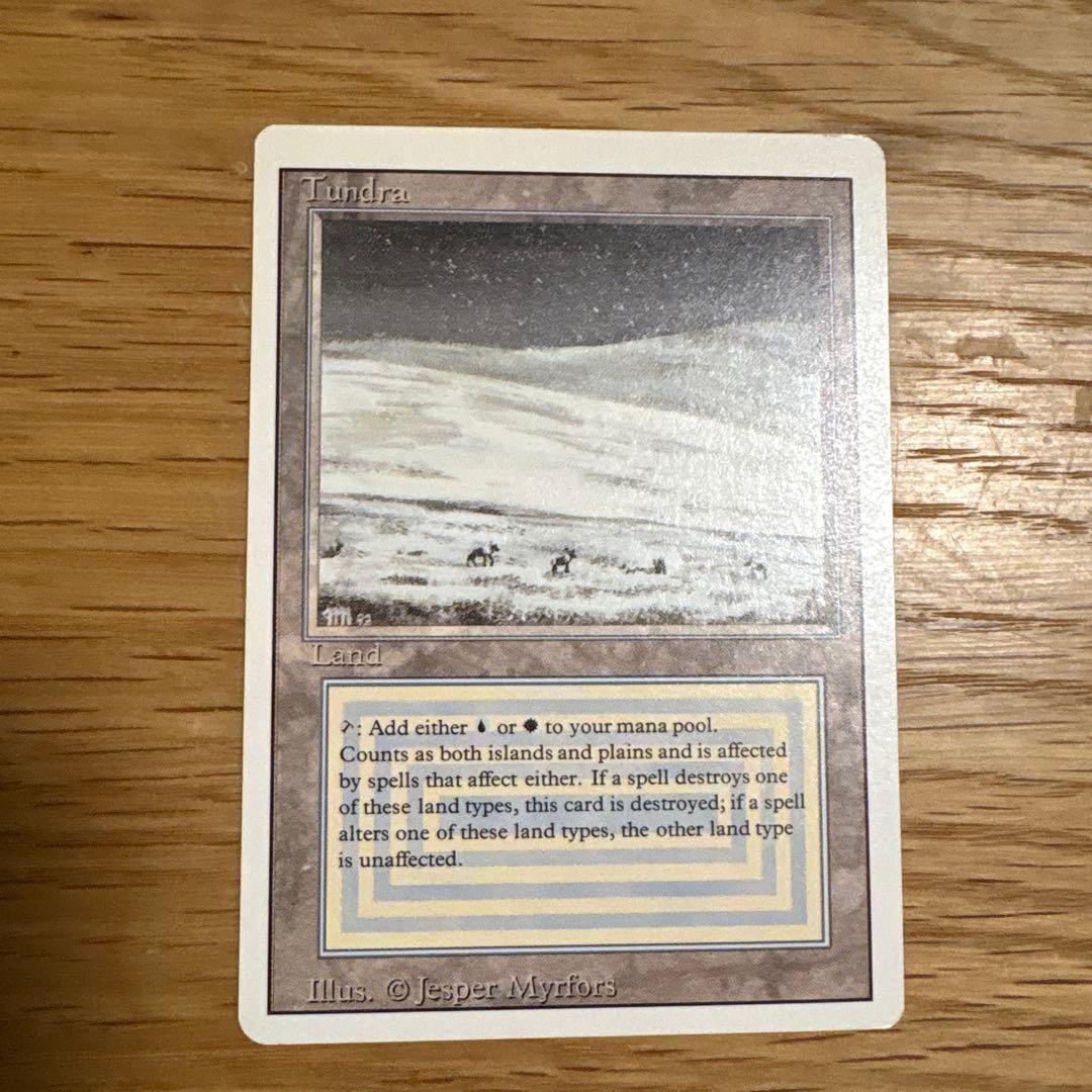 Tundra 3ED リバイズド MTG デュアルランド