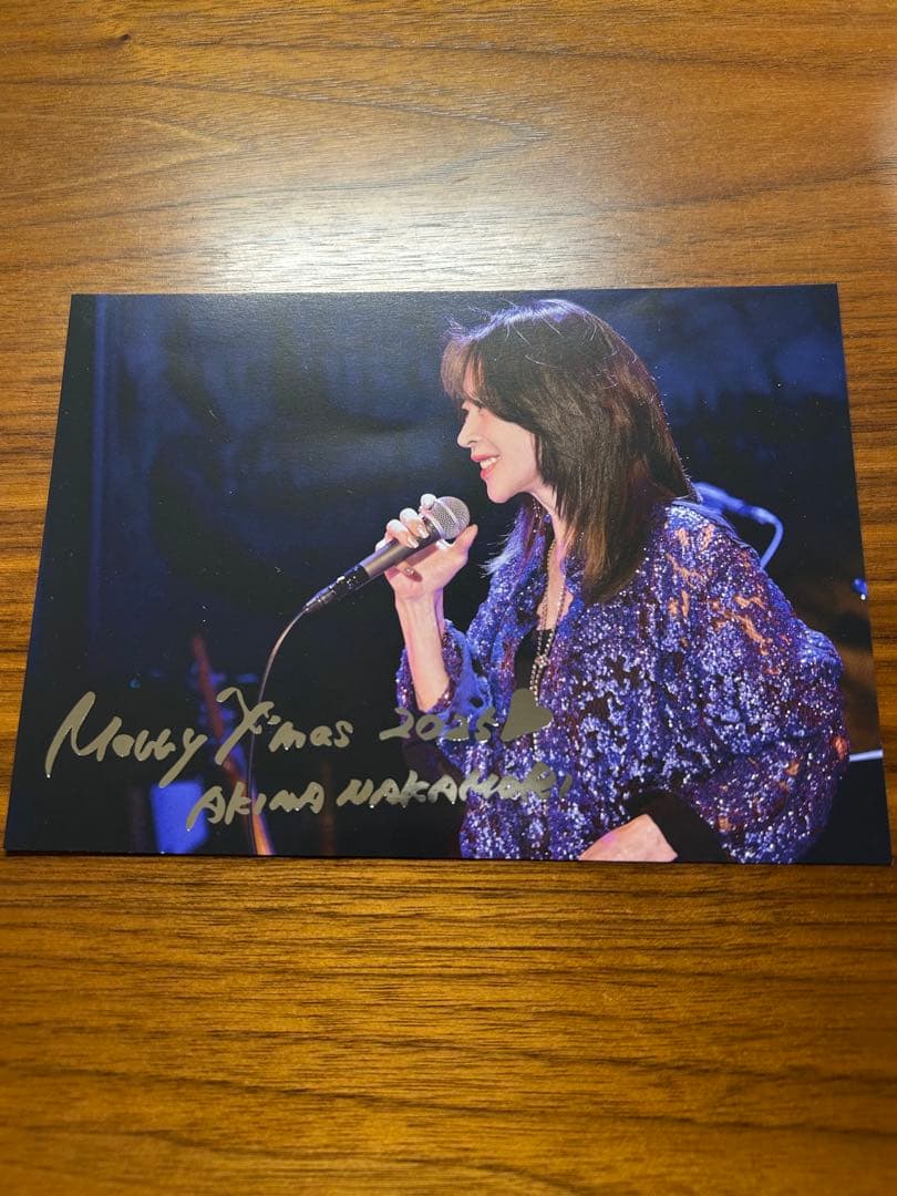 中森明菜ディナーショー2025トートバッグ・東京会場予約特典クリスマスカード